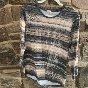 Western style, 3/4 length sleeve, Reba blouse